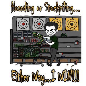 Hoarding or Stockpiling Ammo Ammunition Mens 50/50 s/s VinDicktive T Shirt XL